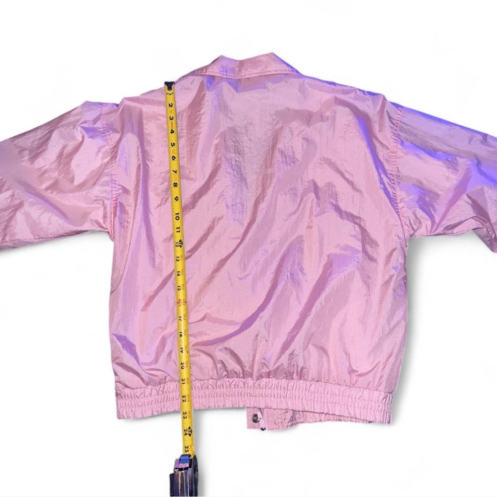 Vintage Blair Pink Satin Varsity Bomber Jacket Girly Streetwear Casual‎ Womens M - Picture 4 of 7
